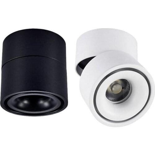 Foldable 360 Degree Rotation LED Ceiling Spot Lights 7W 10W 12W 15W LED Downlight Surface Mounted For Kitchen Bathroom Light