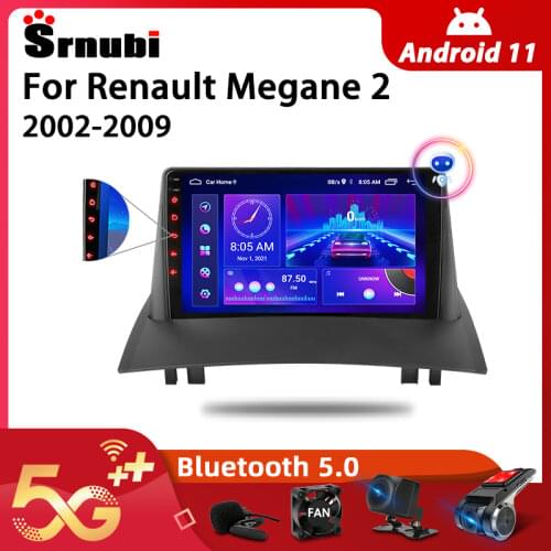 Android 10.0 2 Din Car Stereo audio Radio for Renault Megane 2 2002-2009 Multimedia Video Touch Screen Player Speaker MP5 DVD TV