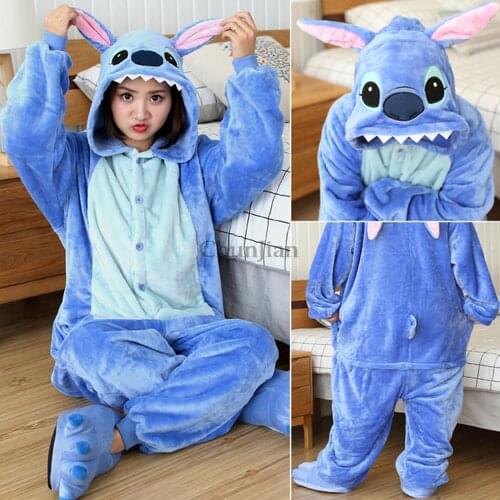 Panda Dog Wolf Cat Unicorn Animal Pajamas for Adult Unisex Kigurumi Pajamas Unicornio Pijamas for Women Mens Sleepwear