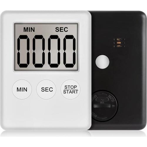 LED Digital Screen Kitchen Timer Cooking Shower Study Stopwatch Alarm Clock Magnetic Electronic Cooking Countdown Timer Tools
