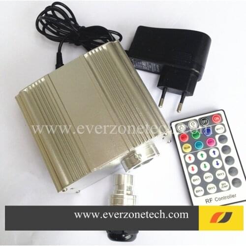 LED 10W Fiber Optic Light Source RGBW Colors Twinkle Effect with RF Remote Controller