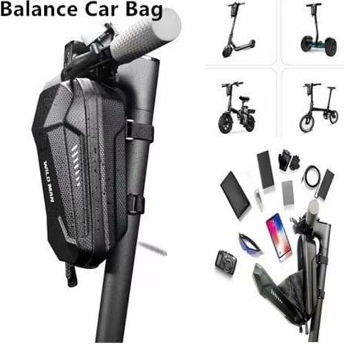 Universal Electric Scooter Folding Bicycle Eva Hard Case Bicycle Storage Hanging Balance Car Bag Scooter Bike Head Handle Bag