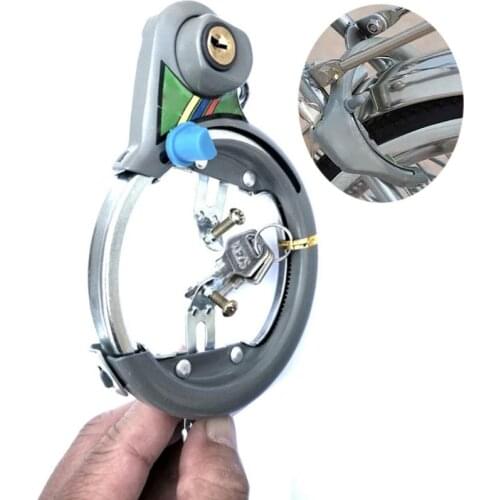 HYSENSS Security Accessories Iron Rustproof Universal Bicycle Lock Practical Durable Riding Anti Theft Tool Keys Horseshoe Shape