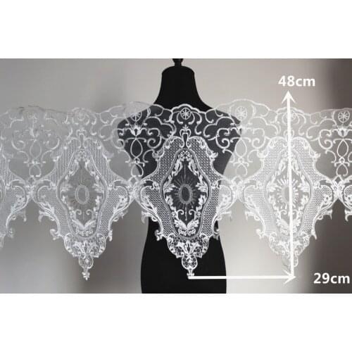 Sequin embroidery lace handmade DIY embroidery wedding dress veil and other decorative materials