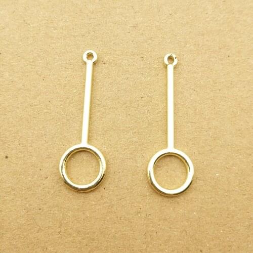 10pcs 10x31mm geometric charm for jewelry making earring pendant necklace bracelet charms diy finding