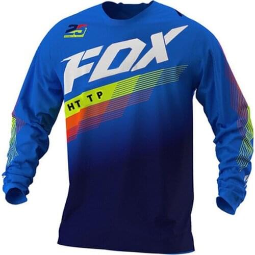 2021 Mens Downhill Jerseys HTTP Fox Mountain Bike MTB Shirts FXR Bike Offroad DH Motorcycle Jersey Motocross Sportwear Clothing