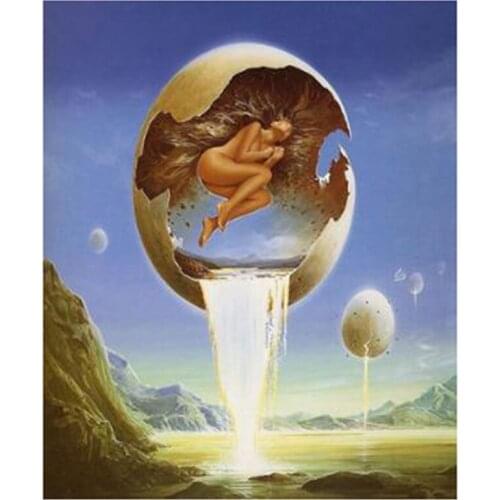 2021 New 5D DIY Full Round/Square Diamond Painting"Origin Of Life"Cross Stitch 3D Embroidery Rhinestone Mosaic Home Decor Y1649