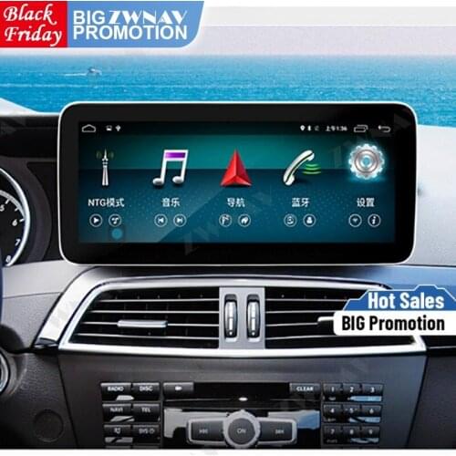 Android Screen For Mercedes Benz C CLASS W204 C180 C200 C260 2007 2008 2009 2010 GPS Navi Radio Receiver Stereo Audio Head Unit