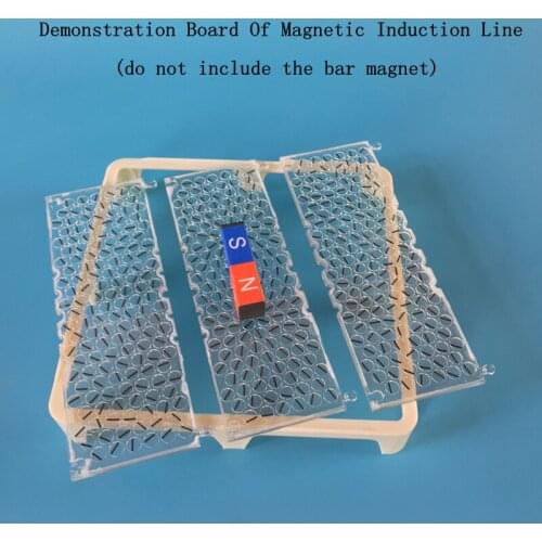 Magnetic Induction Line Demonstration Board Electromagnetic Field Physics Experimental Equipment Not Include Magnets