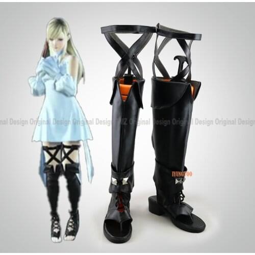 Final Fantasy XIV FF 14 Minfilia Characters Anime Shoe Costume Prop Cosplay Shoes Boots