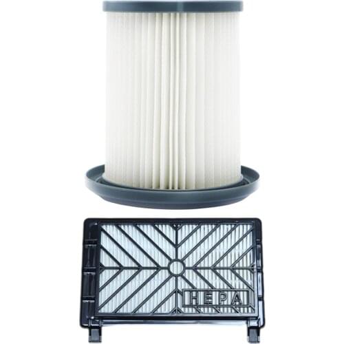 2pcs Vacuum Cleaner Accessories HEPA Filters+12cm Filter Element For Philips FC8712 FC8714 FC8716 FC8720 FC8722 HEPA Filter