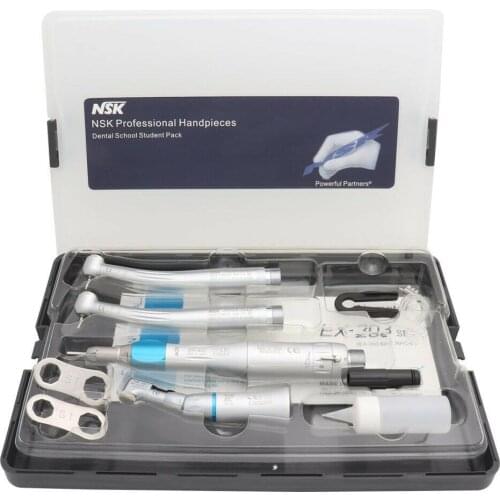 M4 Oral Care Dental Teeth Whitening Air Turbine Low Speed LED Fast Handpiece Set Dentist Student Tools Equipment