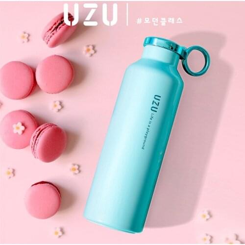 Fashion Girls Thermos Hot Water Bottle 420ml Vacuum Flask 316 Stainless Steel Insulated Tumbler Korean Style Travel Coffee Mug