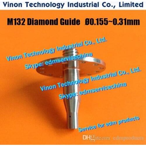 M132 Wire Guide Ø0.255mm X053C834G54 Upper for Mitsubishi SX.SB.SZ.CX.FX.FA machine X056C833G55, DA767A, DA76700, DU31100, X055C
