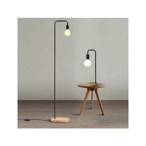 Nordic floor lamp sitting room bedroom study contracted floor lamp creative glass ball floor lamp