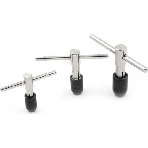 New T Type Machine Hand Tap Wrench Screw Thread Taps Reamer M3-M6/M5-M8/M6-M12 Screw Tap Holder Hand Tool