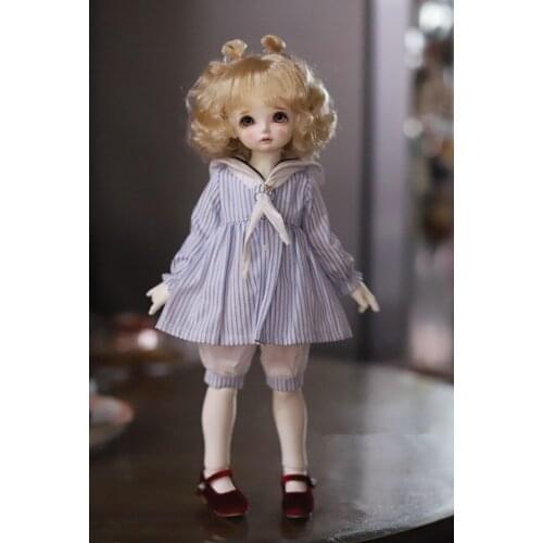 BJD doll wig is suitable for 1/3 1/4 1/6 size MSD ball head super soft imitation Mohair cute [ball hair] doll accessories