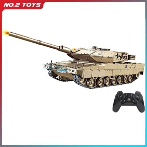 RC Tank Military War Battle United States M1 Leopard 2 Remote Control Toy Car Tactical Model Electronic Boy Toys Children