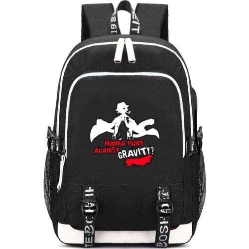 Bungo Stray Dogs Cartoon Bookbag Oxford Boys School Bags Anime Back To School Backpack Women Travel Bags USB Laptop Rugzak