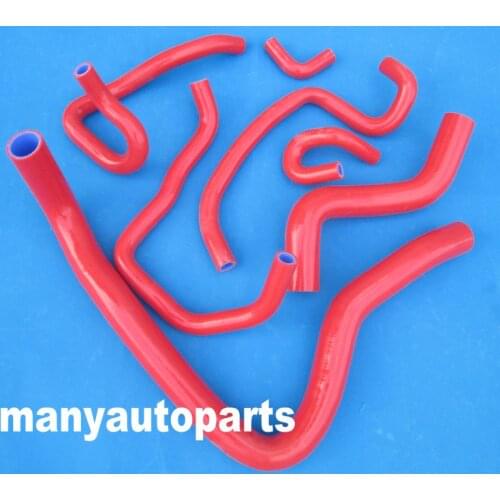 7PCS SILICONE HOSE FOR HONDA ACCORD SIR/-T CF4 F20B 97-01/Torneo Euro-R CL1 00-02 RED