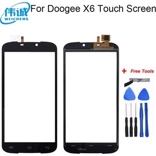 5.5'' Mobile Touch Screen Glass For Doogee X6 Touch Screen Digitizer Glass Panel For Doogee X6 Pro Touch Screen