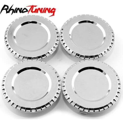 Wheel Center Cap 4pcs 60mm 49mm Universal Hub Caps Rim Center Cover Metal Clip Zinc Alloy For Car Refit Auto Accessorie