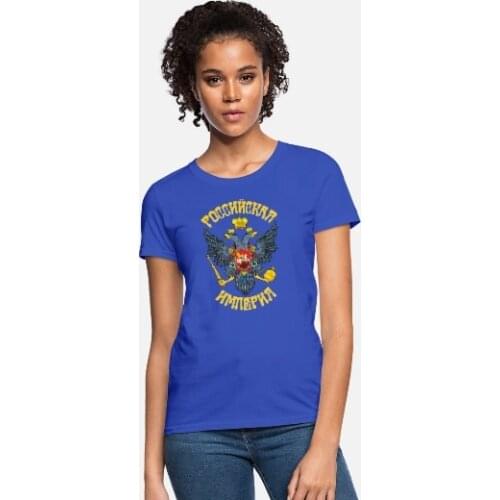 Russian Empire Coat of Arms of Russia Eagle Womens T Shirt