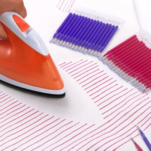 100pcs Heat Erase Pen Refills High Temperature Disappearance Pen Refills Leather Garment Dash Markers Pen Refills H88F