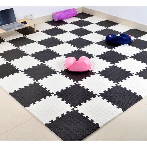 20Pc Home Gym Mat EVA Leaf Grain Floor Mats Splicing Rugs Yoga Room Thicken Floor Cushion Fitness Equipment