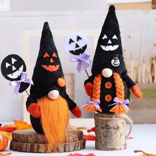 2021 Halloween Desktop gifts home Decor Decoration Dwarf Doll Rudolph Doll Faceless Creative Christmas Desktop Ornaments Gifts