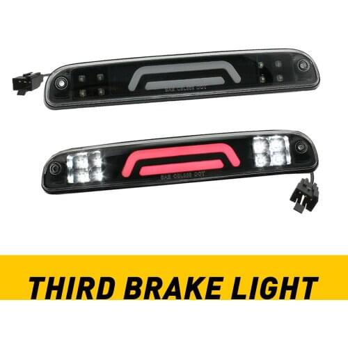Car LED Third 3rd Brake Light Black For Ford F-250 SD F-350 SD F-450 SD F-550 SD 1999-2016 Ford Ranger 1993-2011 Super Bright