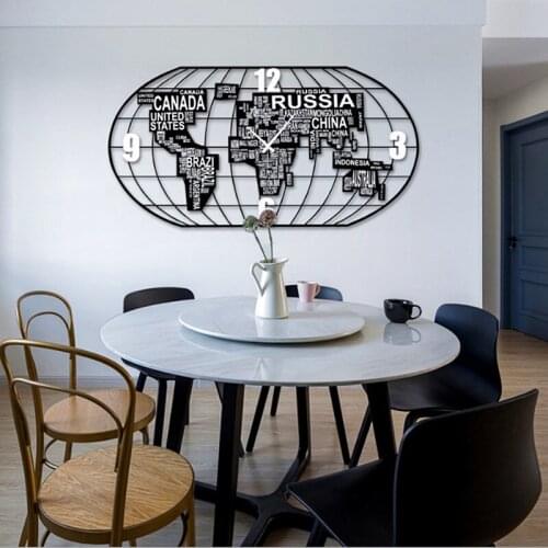 European Style Big Wall Clock Simple Diy Wall Clocks Guess Women Watch Living Room Quiet Quartz Clock Relogio Parede Gift 5ZB50