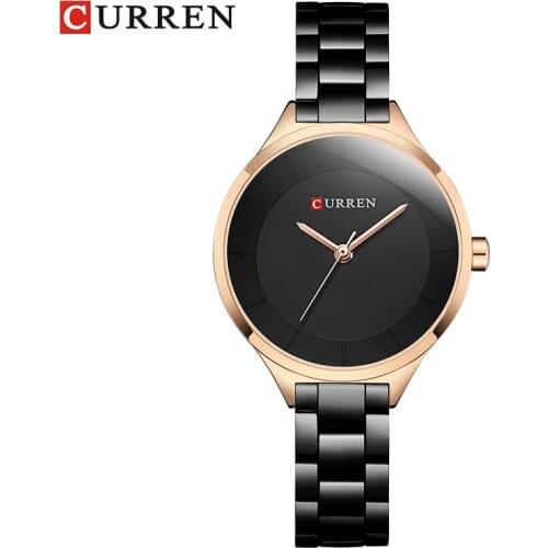 CURREN New Simple Women Bracelet Wrist Watches Light Extravagant Girls Fashion Geneva Quartz Clock Female Luxury Wristwatch 2017