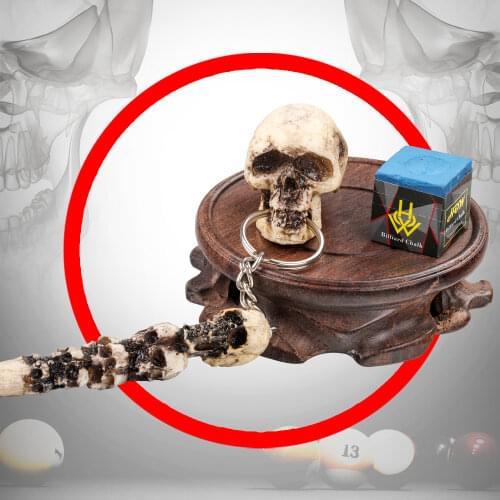 Skull Personality Billiards Chalk Holders Pool Snooker Chalk Carrying With Chalk Cover Skull Multifunction Billiard Accessories
