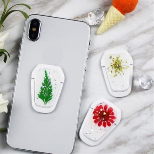 Flower Metal Finger Ring Smartphone Stand Holder Mobile Phone Holder Stand For iPhone Xiaomi All Smart Phone