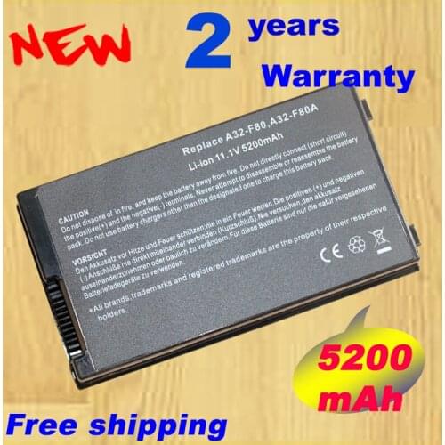 HSW new laptop battery For Asus F80 F80A F80H X61 X61W X61S X61GX X61SL X61Z X85C X82 F81 F83 X88 Series A32-F80 A32-F80A