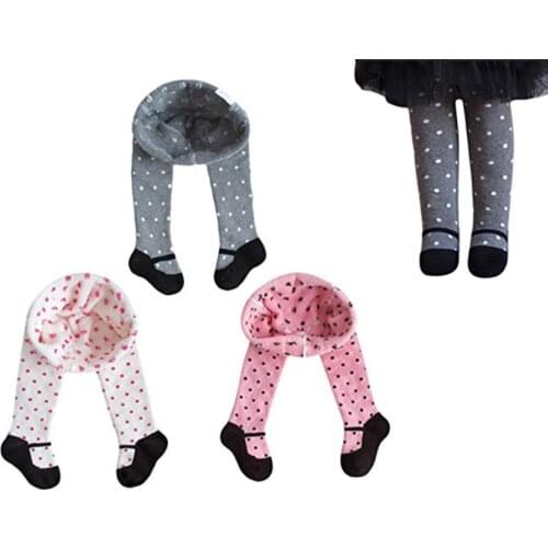 3 pieces of tights winter pantyhose of Baby girl Mary JANE