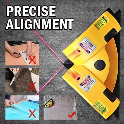 Right-angle Lasers Line Instrument 2 Lines Laser Level Self Levelling Green Red Beam Laser Horizontal & Vertical Cross-Line with