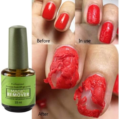 Nail Polish Remover Magic Remover Soak Off Gel Nail Polish Removes Gel Professional Burst Clean Degreaser Manicure Tools