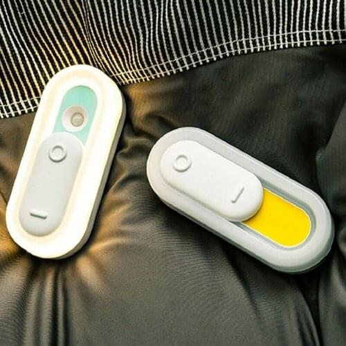 Mayitr 1pc Portable USB Rechargeable LED Wireless Night Light Energy Saving PIR Motion Sensor Wall Cabinet Stair Lamp