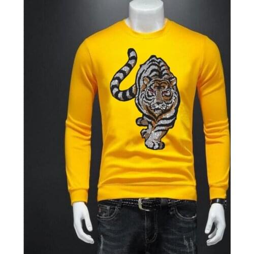 Autumn Winter Men Sweatshirts Hoodies Streetwear Fashion Hot drill Hoodies man and women Long Sleeve Hoodies Brand Hoodie