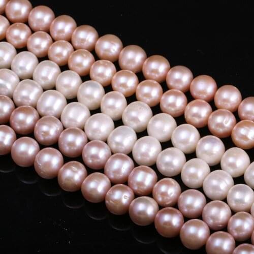 New White Pink Purple Potato Pearl Beads Simple And Stylish Party Jewelry Gift Pearl Size 6-7mm