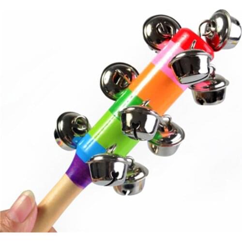 Montessori Educational Wooden toy 3D Rainbow RattleWooden Sensory Mathematics Jigsaw Brain Training Early Intellectual Learning