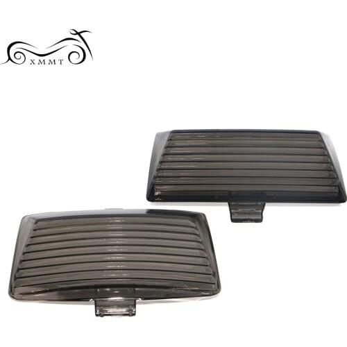 Motorcycle Front & Rear Fender Tip LED Light Smoke Lens Cover w/ Led For Harley Touring Electra Street Glide FLHX FLHXS 59180-80