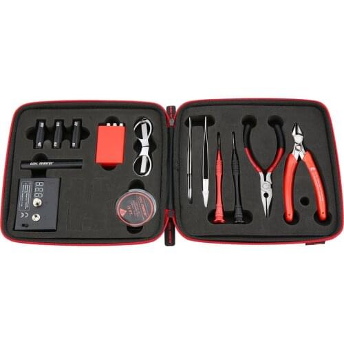Portable E-Cigarette DIY Tool Kit E-Cig Accessories Tool Bag All-in-one Vape DIY Device Rebuild RDA RDTA RTA Tank Atomizer