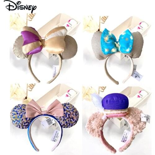 Disney Mickey Mouse Headband Cartoon Animal EARS COSTUME Headband Cosplay Plush Adult Kids Headband Gift
