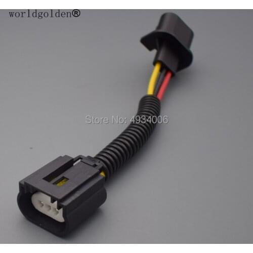 Worldgolden H13 Connector Ceramic&plastic type Male and Female H13 Socket Easy installation H13 bulb connecto