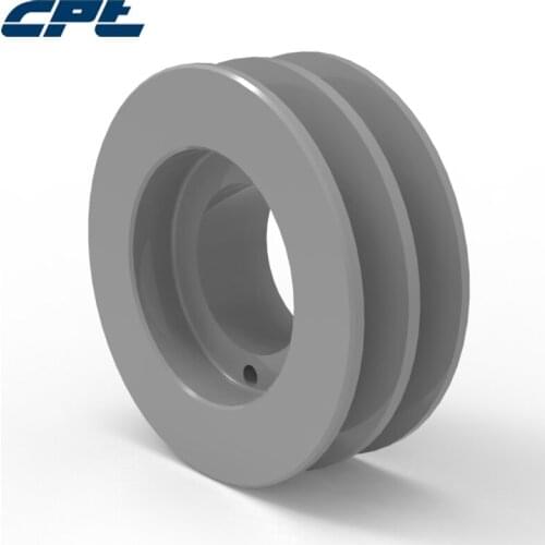 CPT 2BK60H v belt pulley, Cast Iron, B Belt Section, 2 Grooves, H bush required, 5.75"OD, ISO9001 certified 2BKH Pulley
