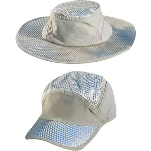 Round Cap Fisherman Hat Ice Cap Sunscreen Cooling Ice Cold Hat Air Conditioning Cap Sun Hat Anti-ultraviolet Arctic Cap