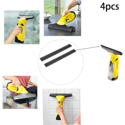 2Pcs Scraper 280MM Vacuum Cleaner Head Replacement Pulling Lips For Karcher WV50 WV60 WV70 WV75 WV2 Glass Window Clean Scraper